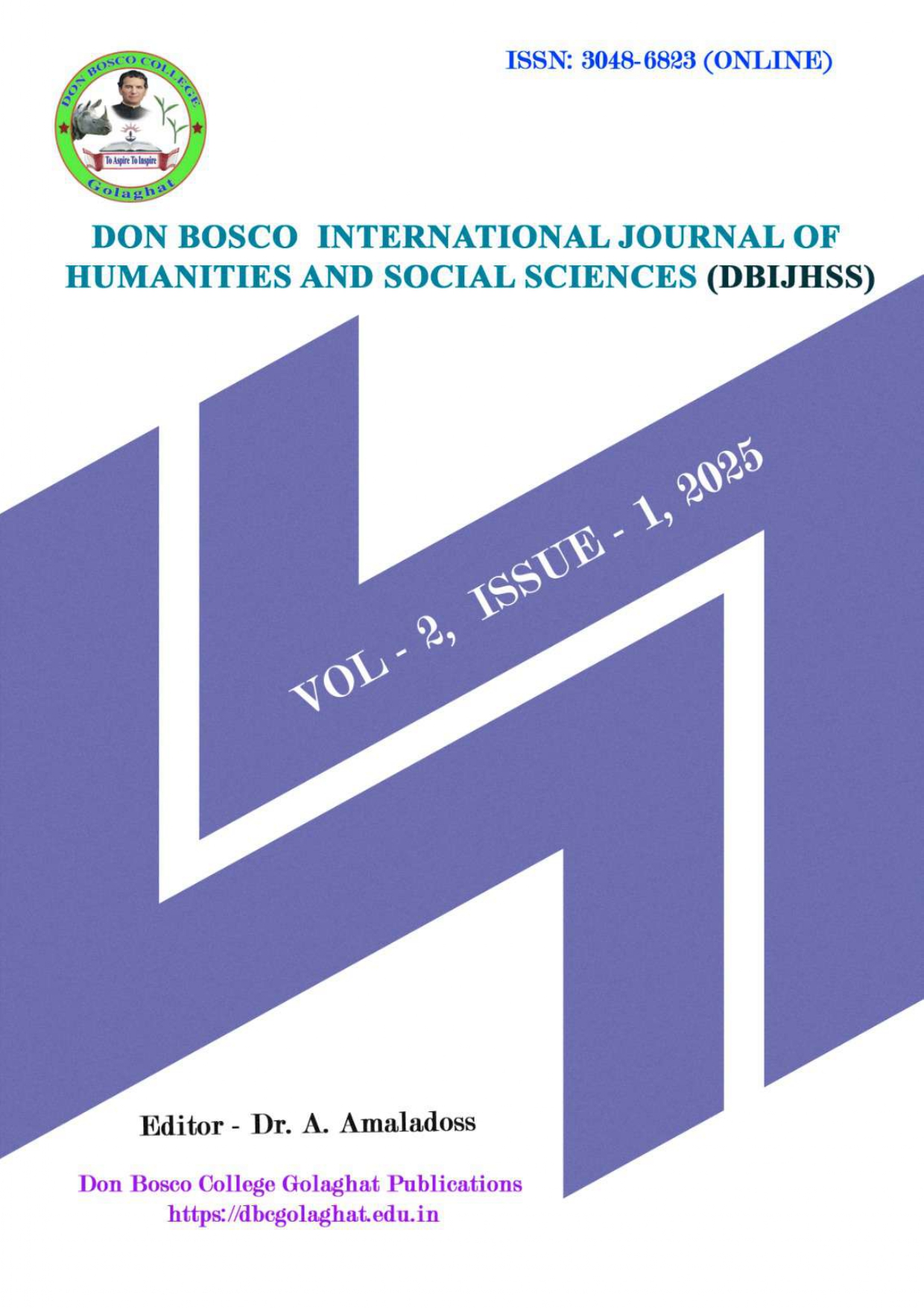 DON BOSCO INTERNATIONAL JOURNAL OF  HUMANITIES AND SOCIAL SCIENCES (DBIJHSS) 